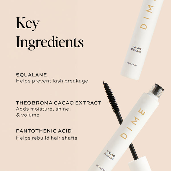 key ingredients of volume mascara